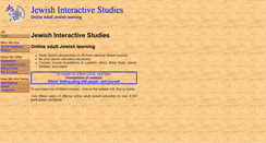 Desktop Screenshot of jewishstudies.org